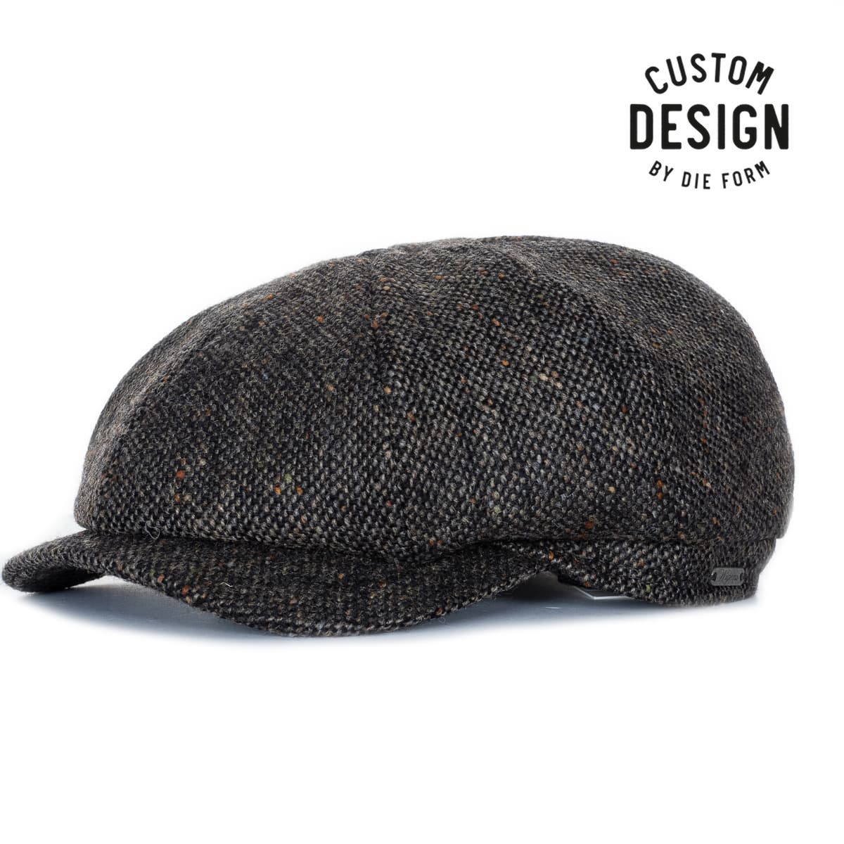 Newsboy Classic Cap Fischgrät Ohrenklappen