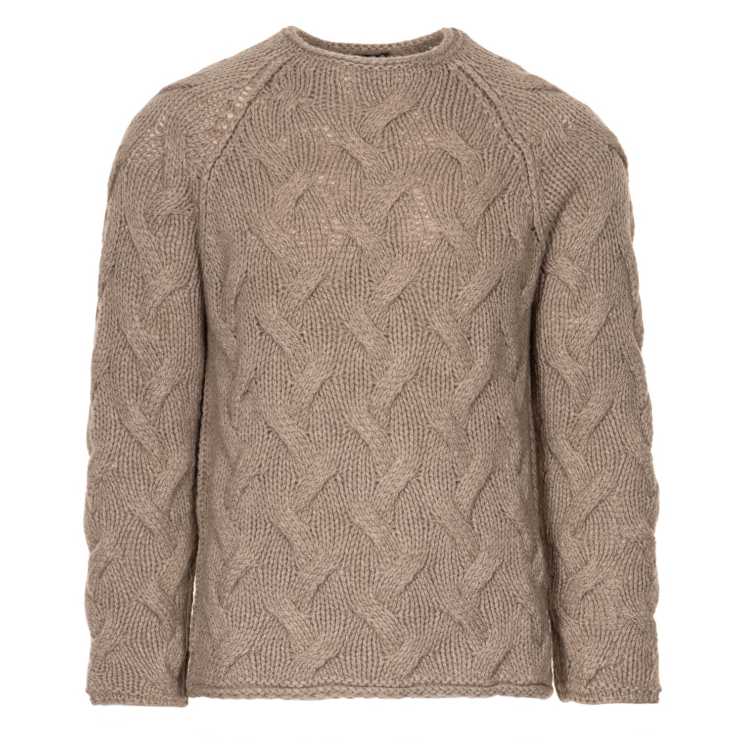 Kaschmirpullover Zopfmuster