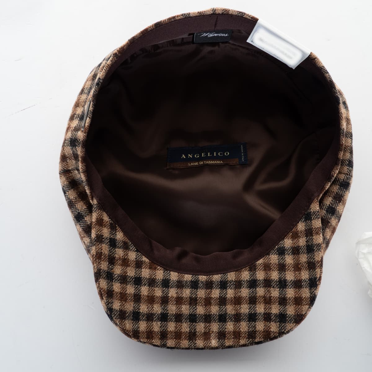 Newsboy Retro Cap Wolle Brown