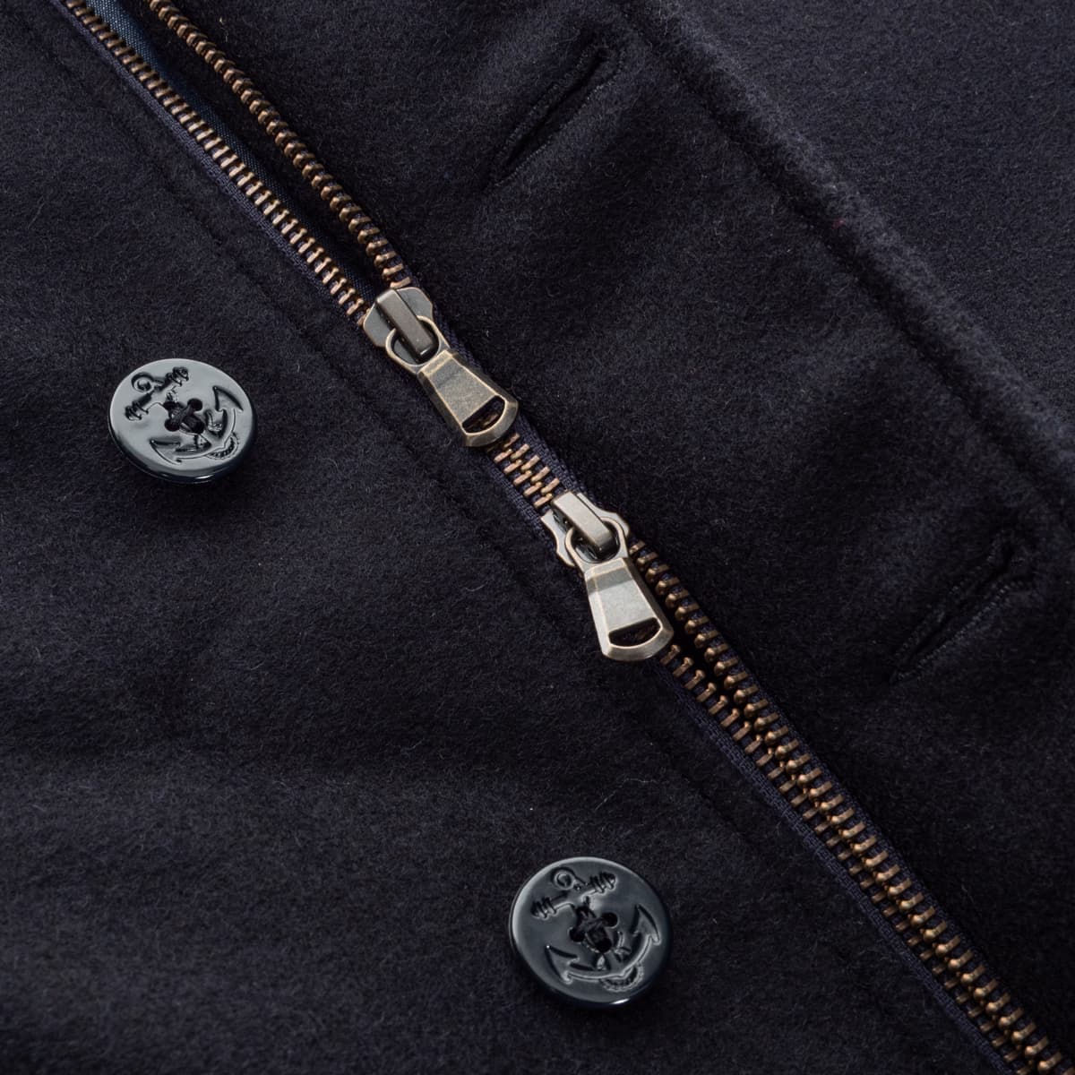Wolljacke Michele Marine