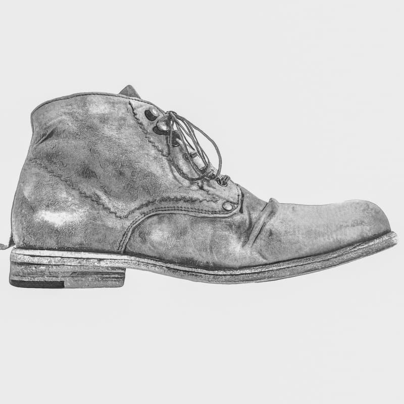 HERREN: 50744 mittlerer Boot mit Falte