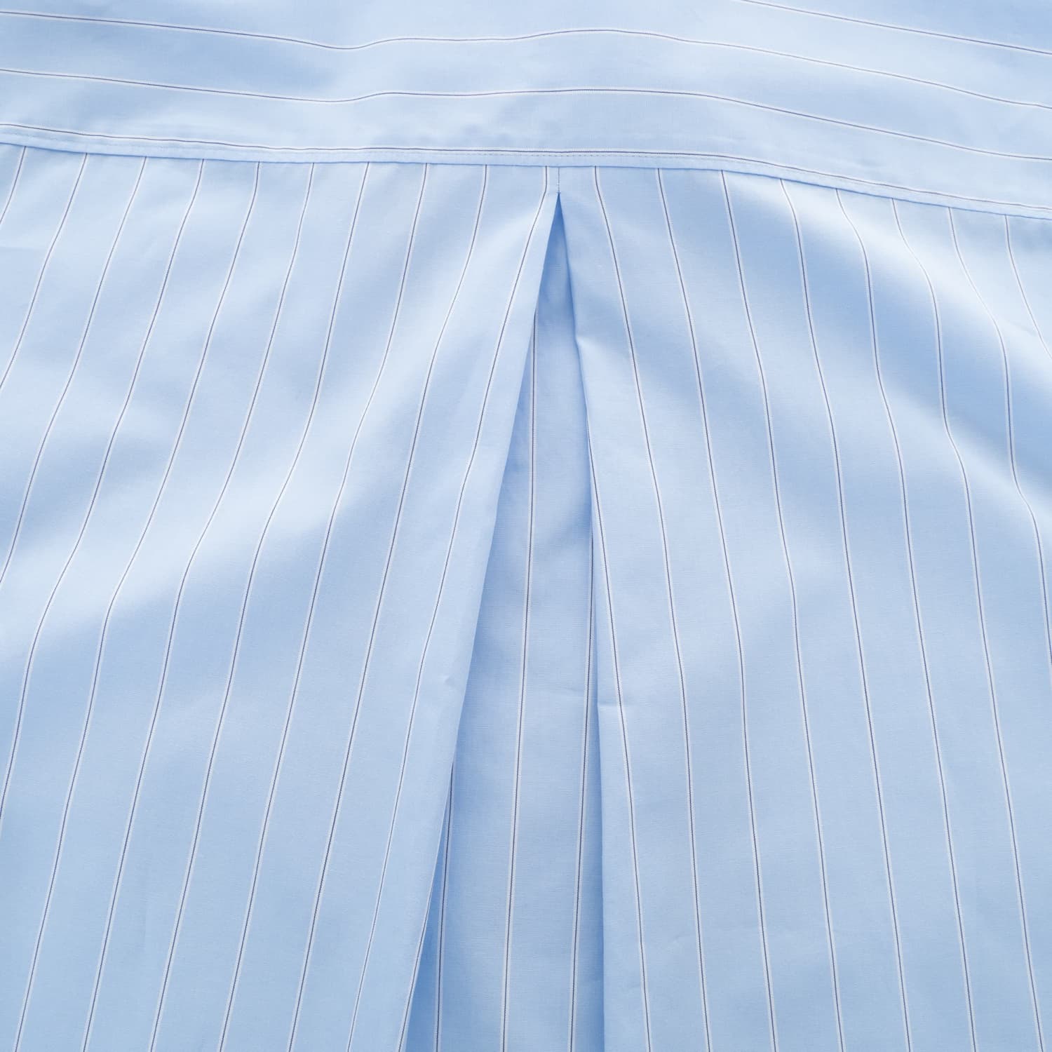 Lange Streifenbluse aus Baumwolle