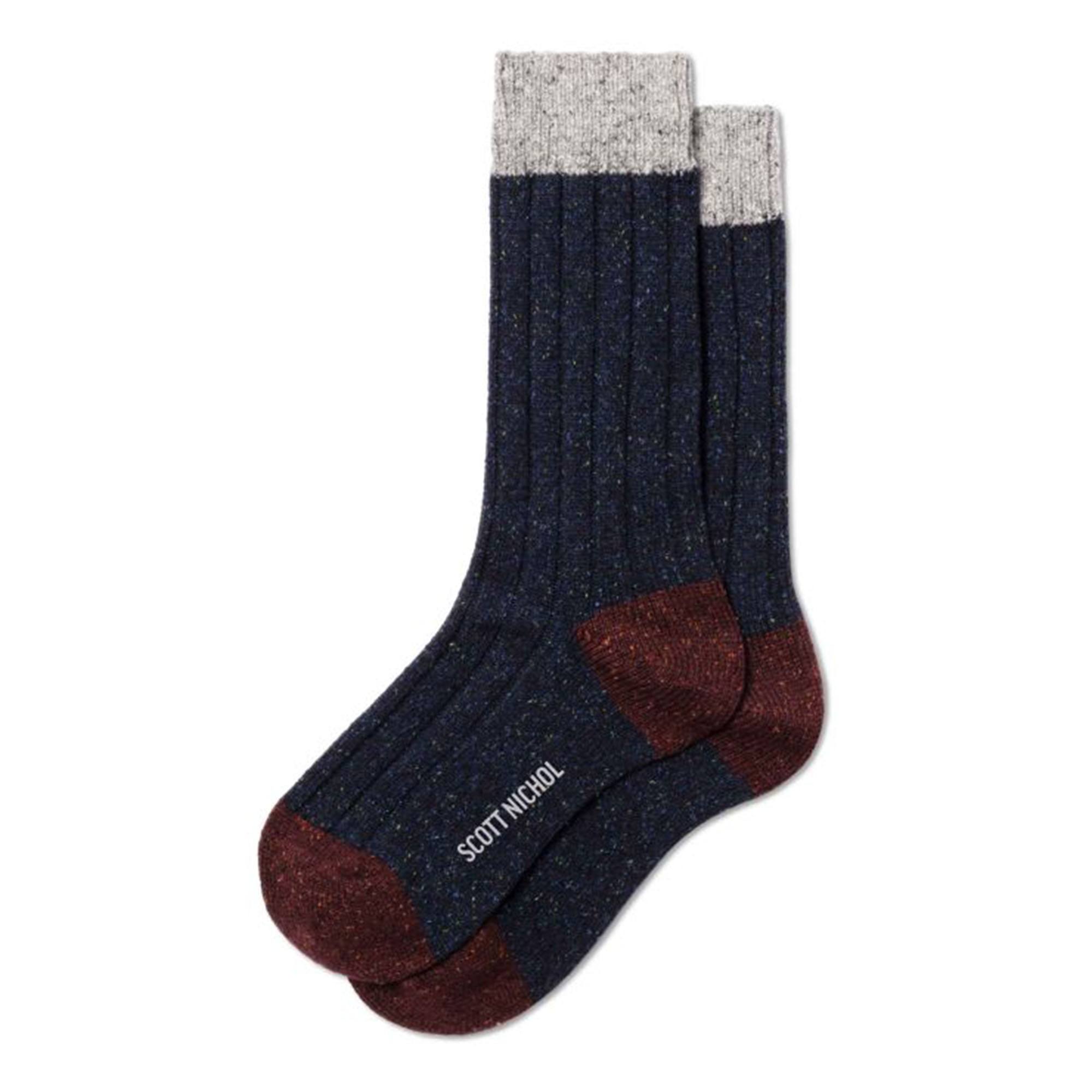 Tweed Socken Thornham Scott-Nichol-ys1025-thornham-010-Navy-Fleck
