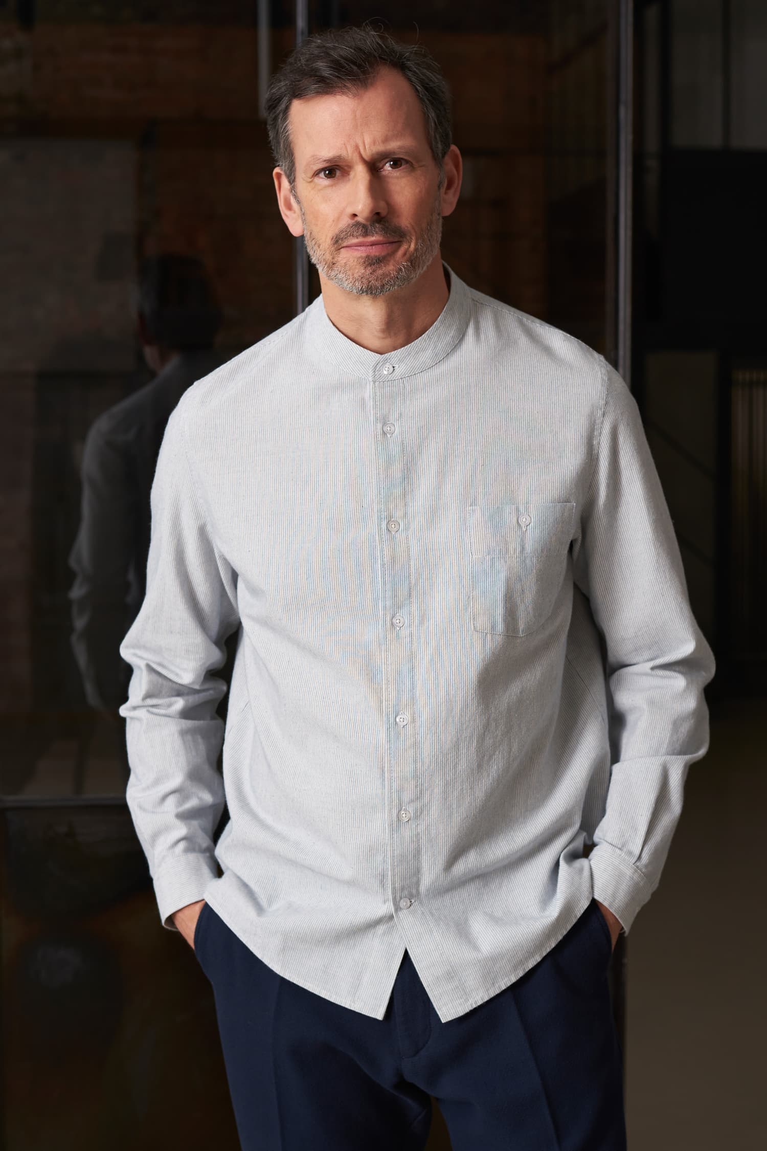 Striped Oxford Hemd Nathan