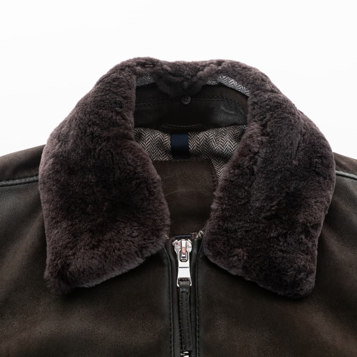 Lederjacke Noho Shearling Lammvelour