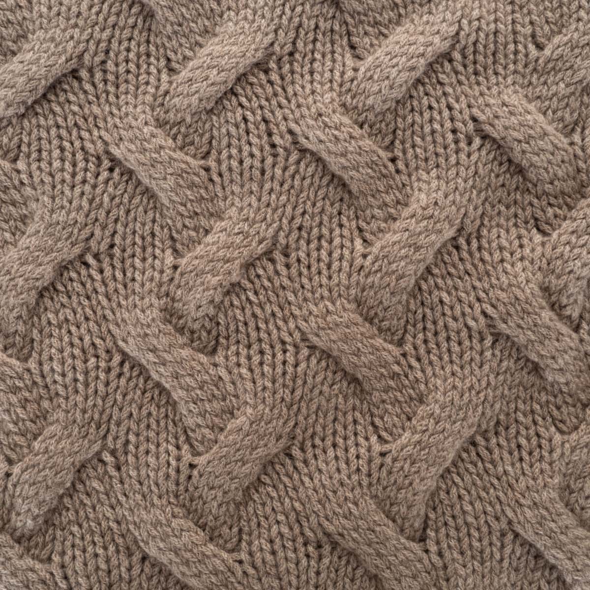 Kaschmirpullover Zopfmuster