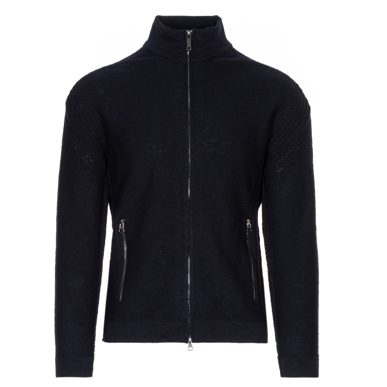 Zippjacke aus Baumwoll-Flammgarn