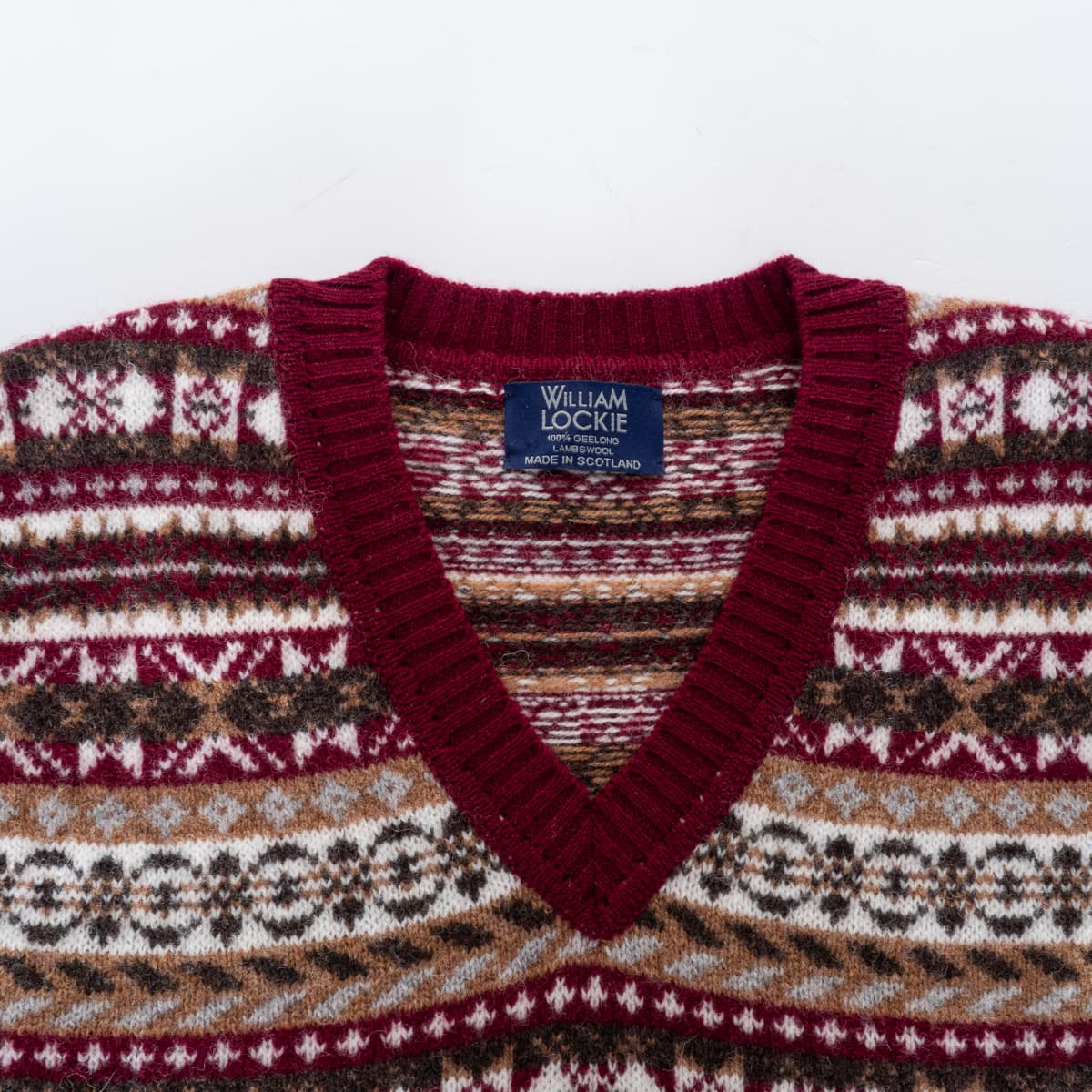 Fairisle V-Neck Pullunder