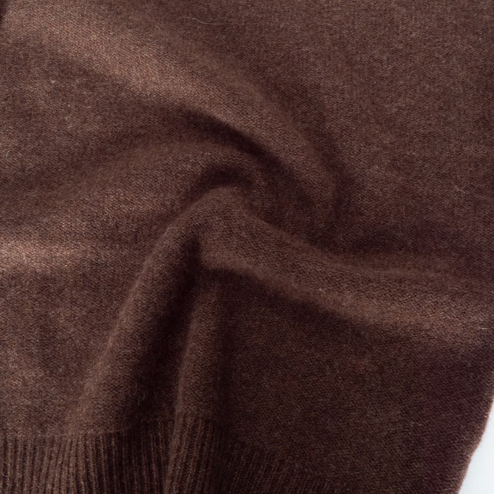 Kaschmir Kapuzenpullover Braun