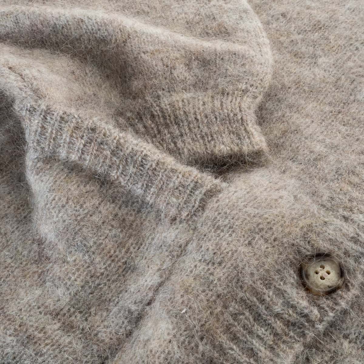 Mohair-Strickjacke Aliocha