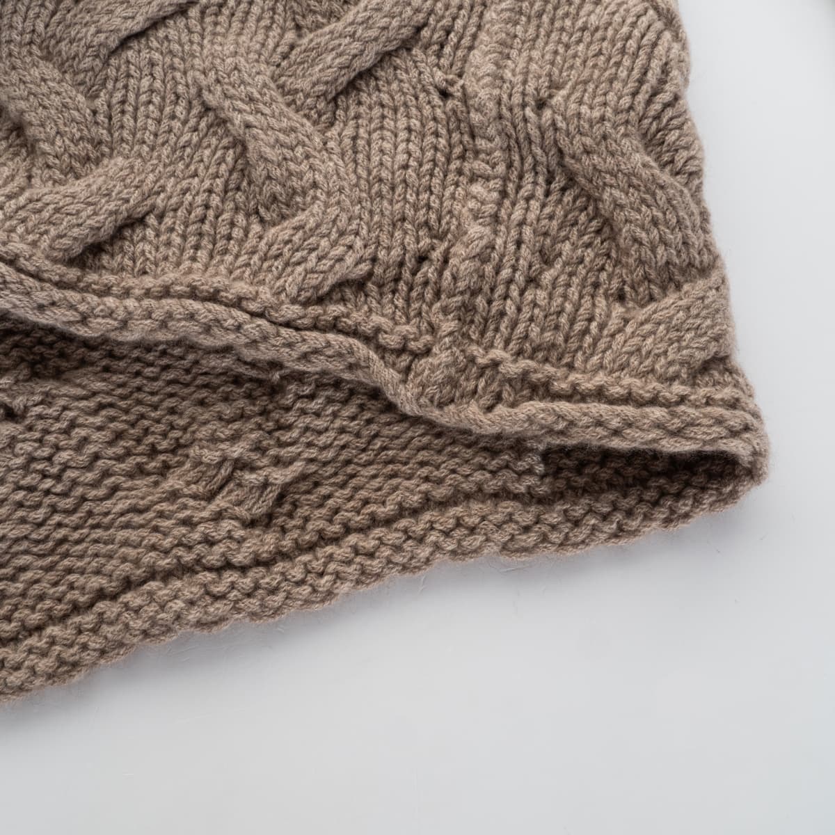 Kaschmirpullover Zopfmuster