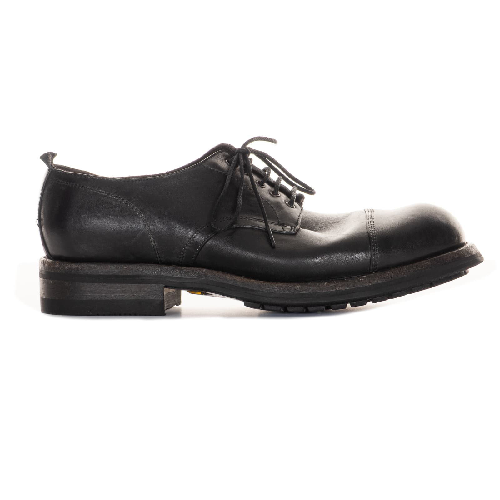 Halbschuhe Pferdeleder 2496 Schwarz