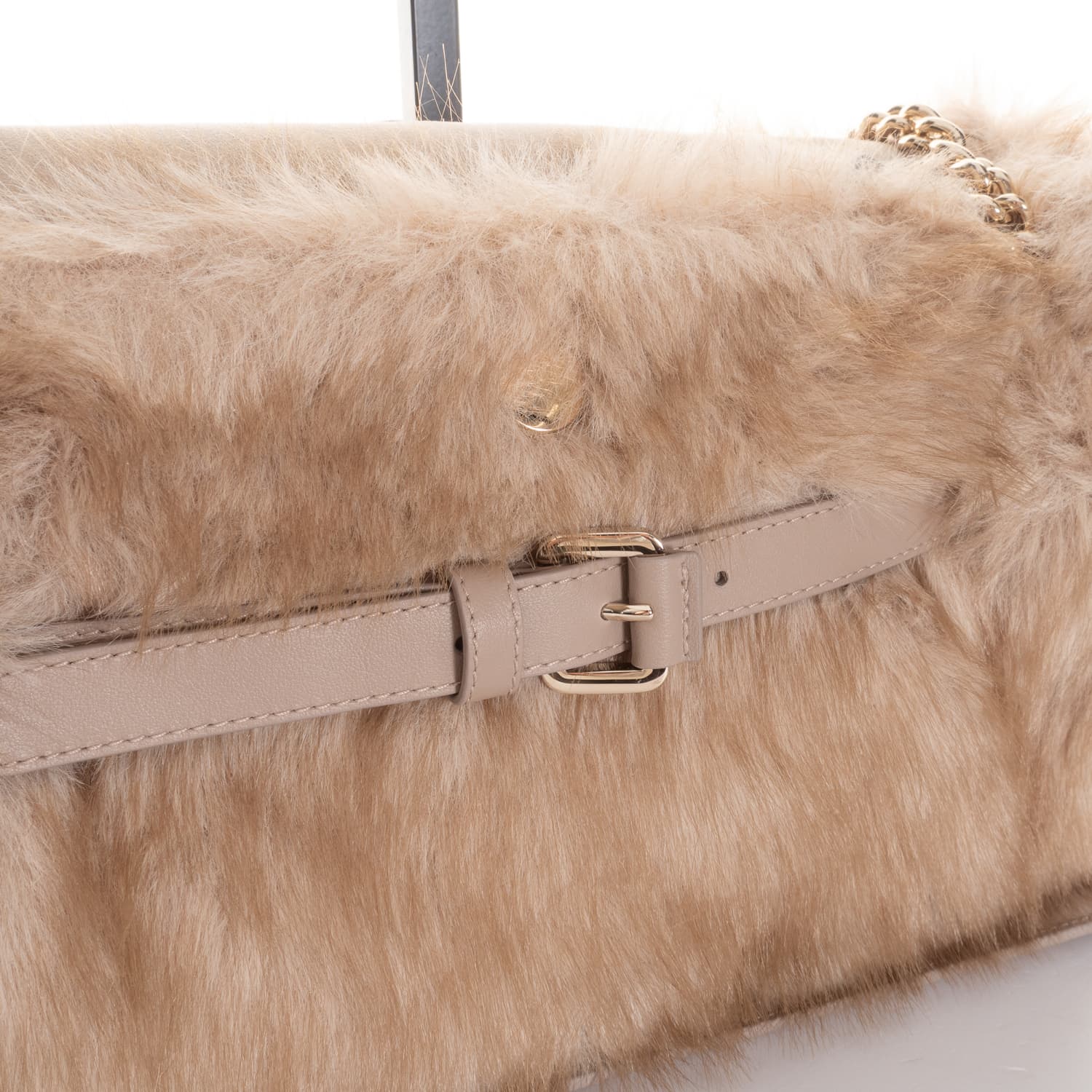 Schultertasche Venus Faux-Fur