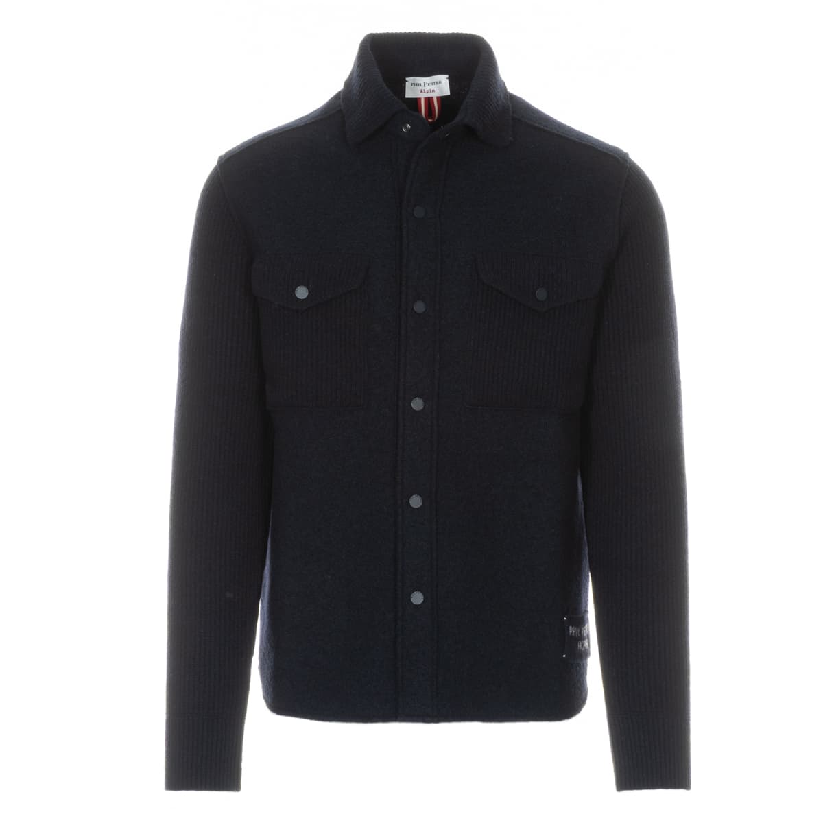 Overshirt aus Walkstrick