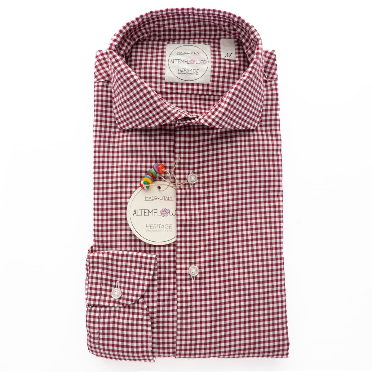 Hemd Positano Rot/Weiß Karo Hemd Positano Rot/Weiß Karo