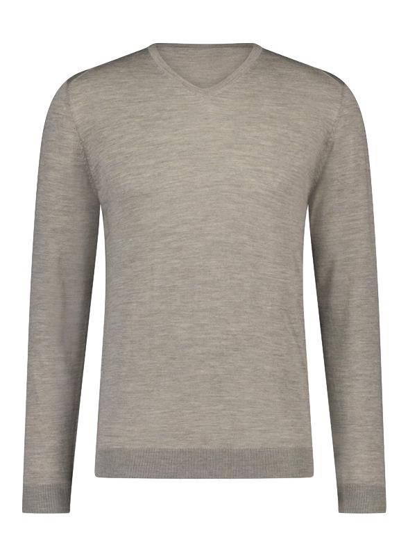 V-Neck Pullover London Merinowolle