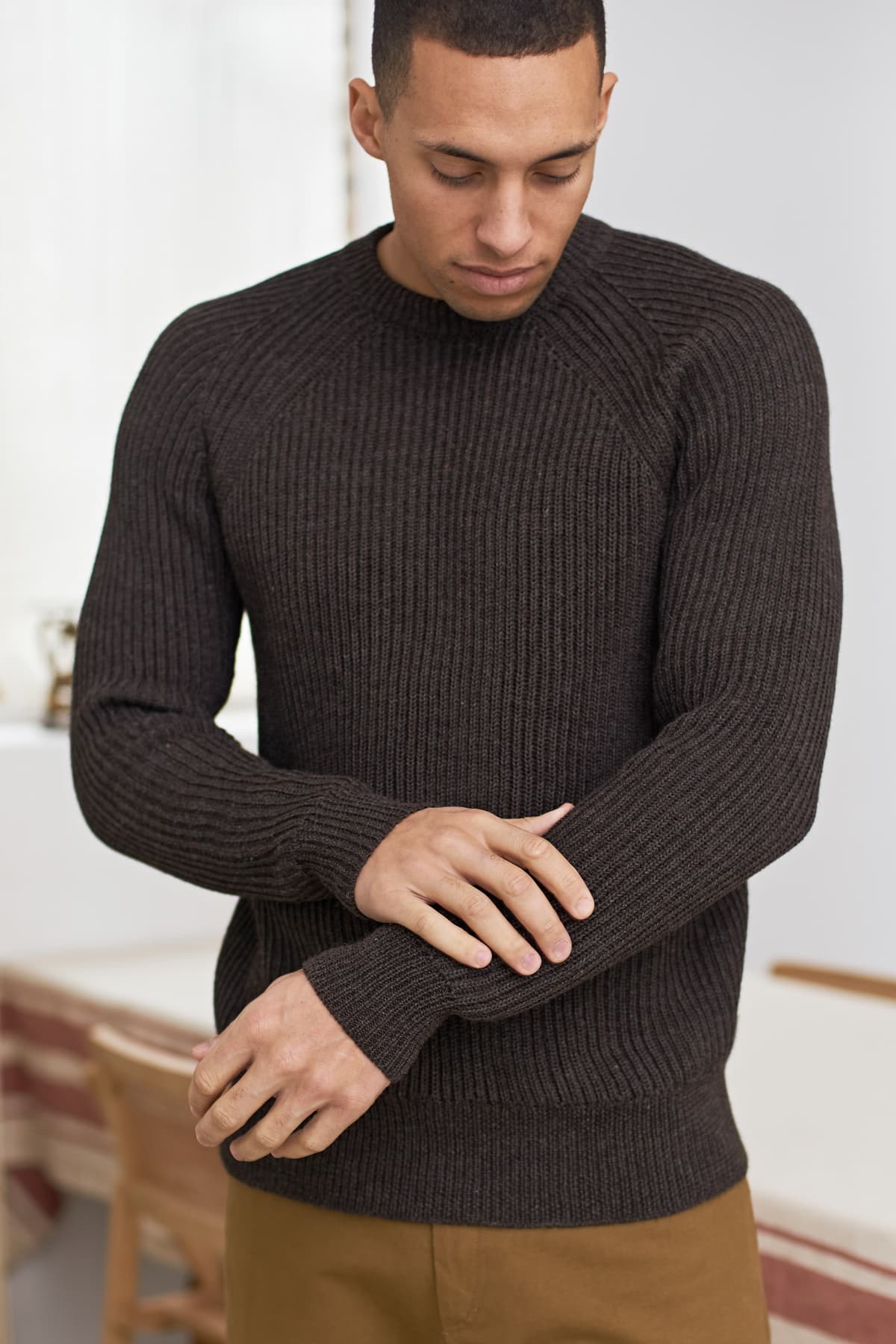 Rippstrickpullover Nord