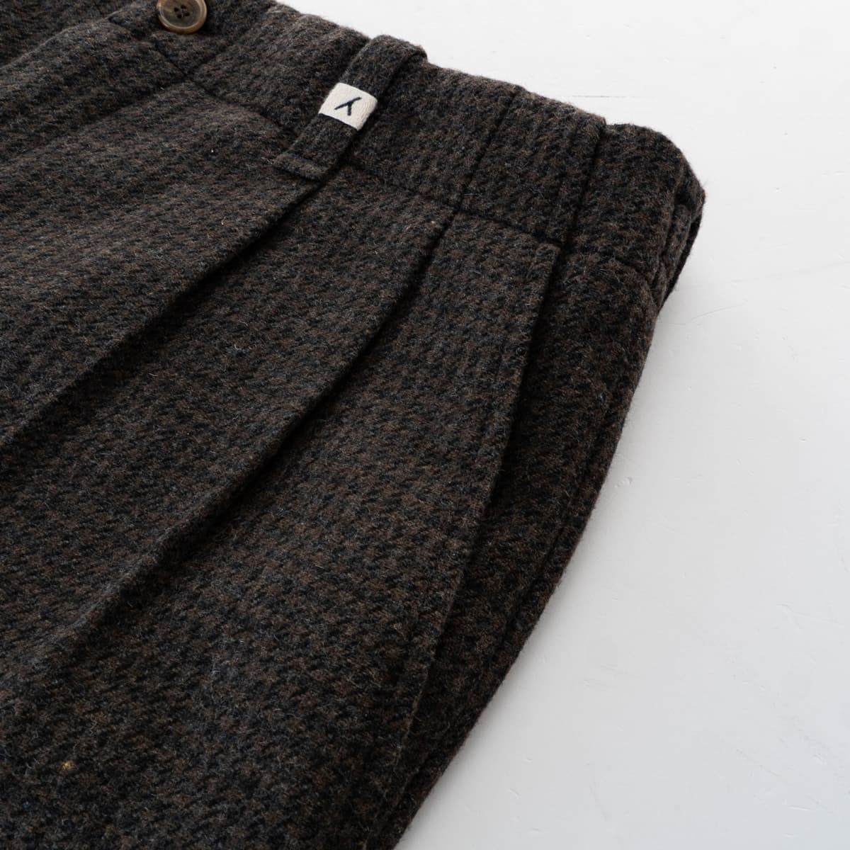 Bundfaltenhose Hahnentritt