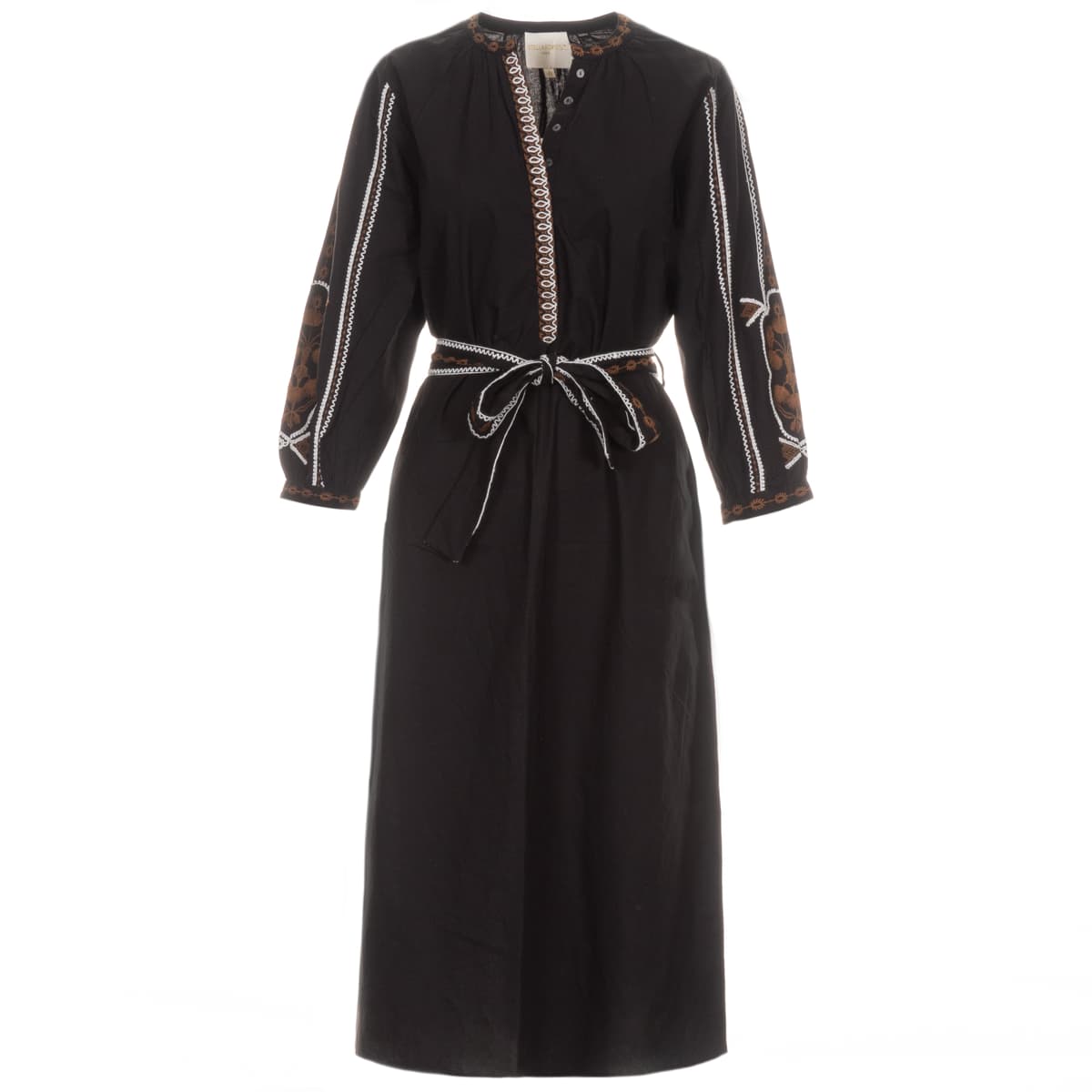 Baumwollkleid mit Schleife Baumwollkleid mit Schleife