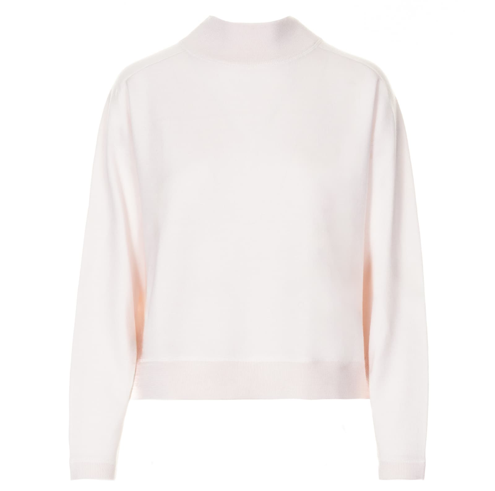 Feinstrickpullover im Boxy-Cut Natur