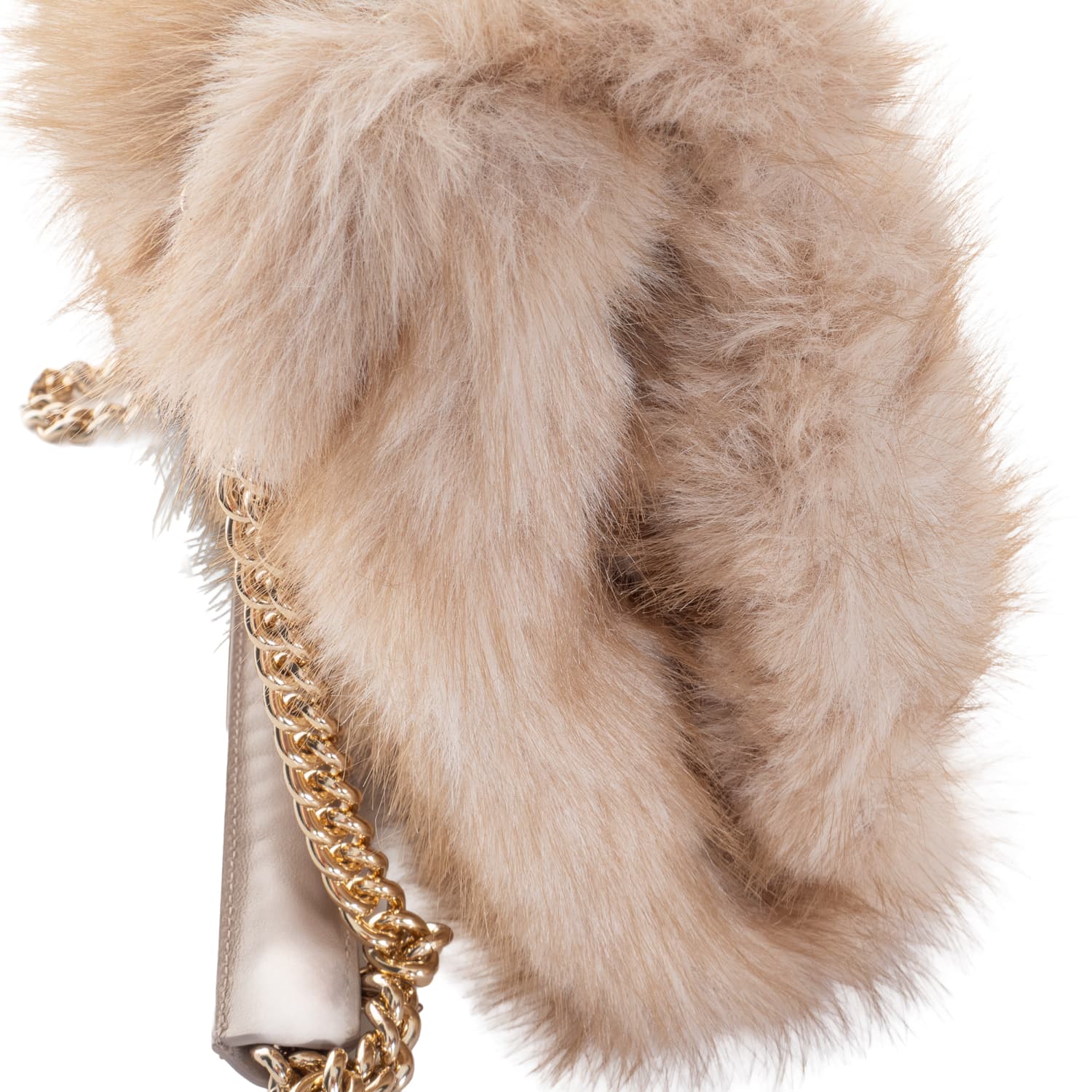 Schultertasche Venus Faux-Fur