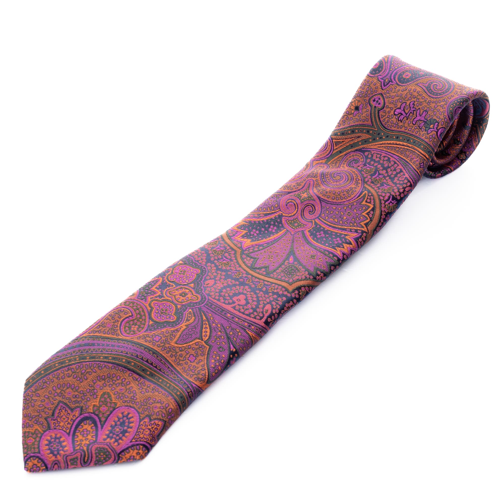 Krawatte Paisley Pink