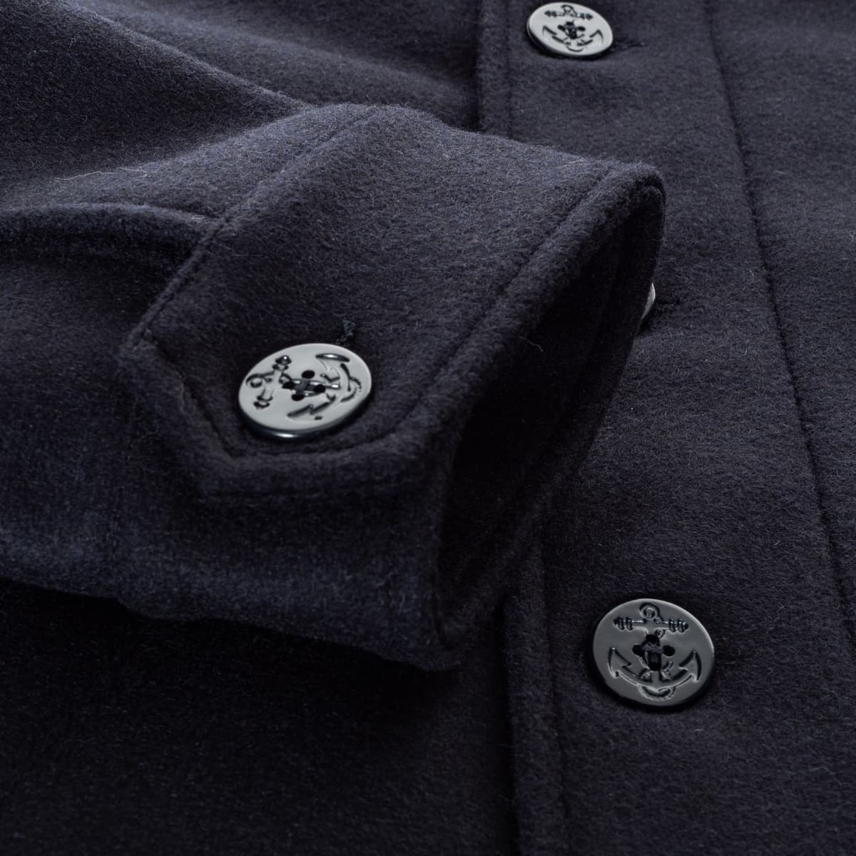 Wolljacke Michele Marine