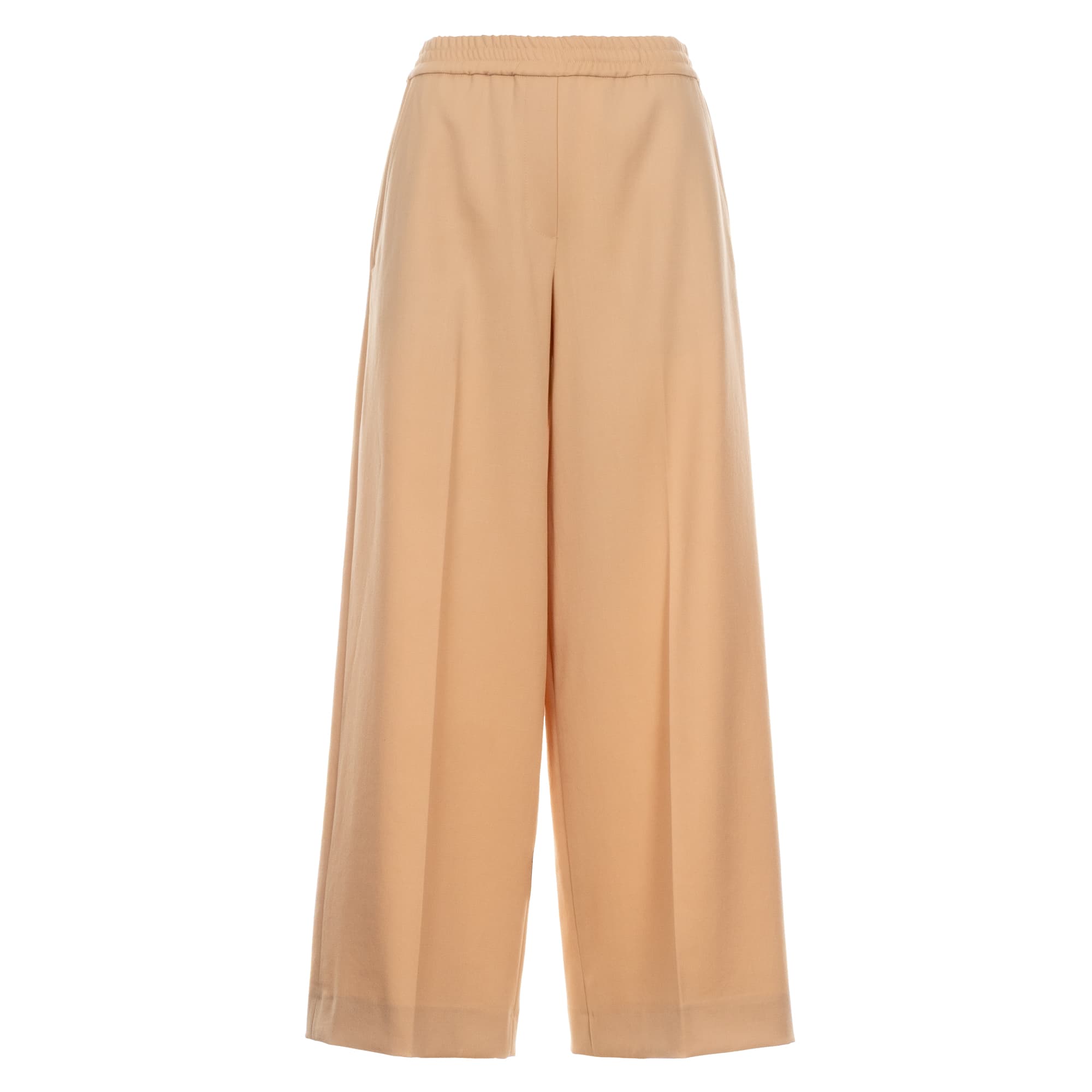 Hose Beige Bügelfalte