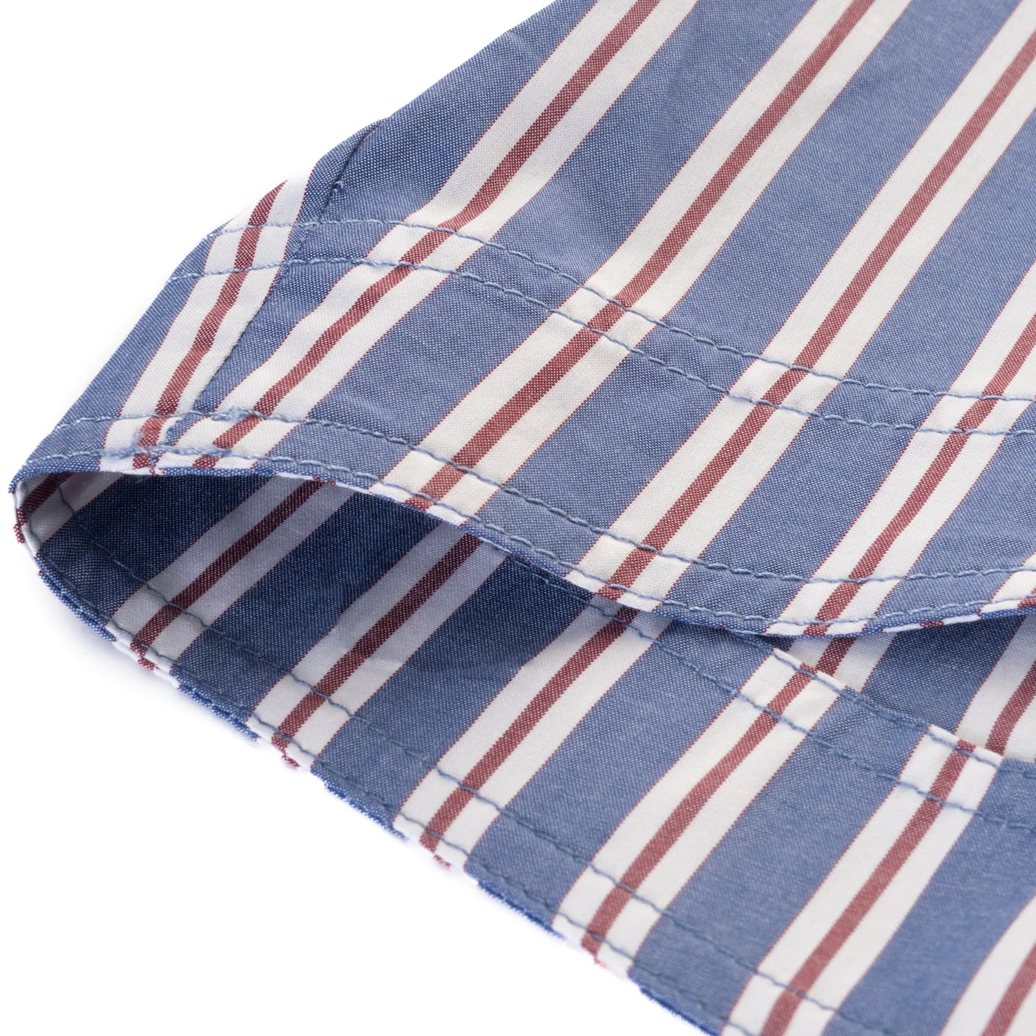 Gestreifte Baumwollbluse