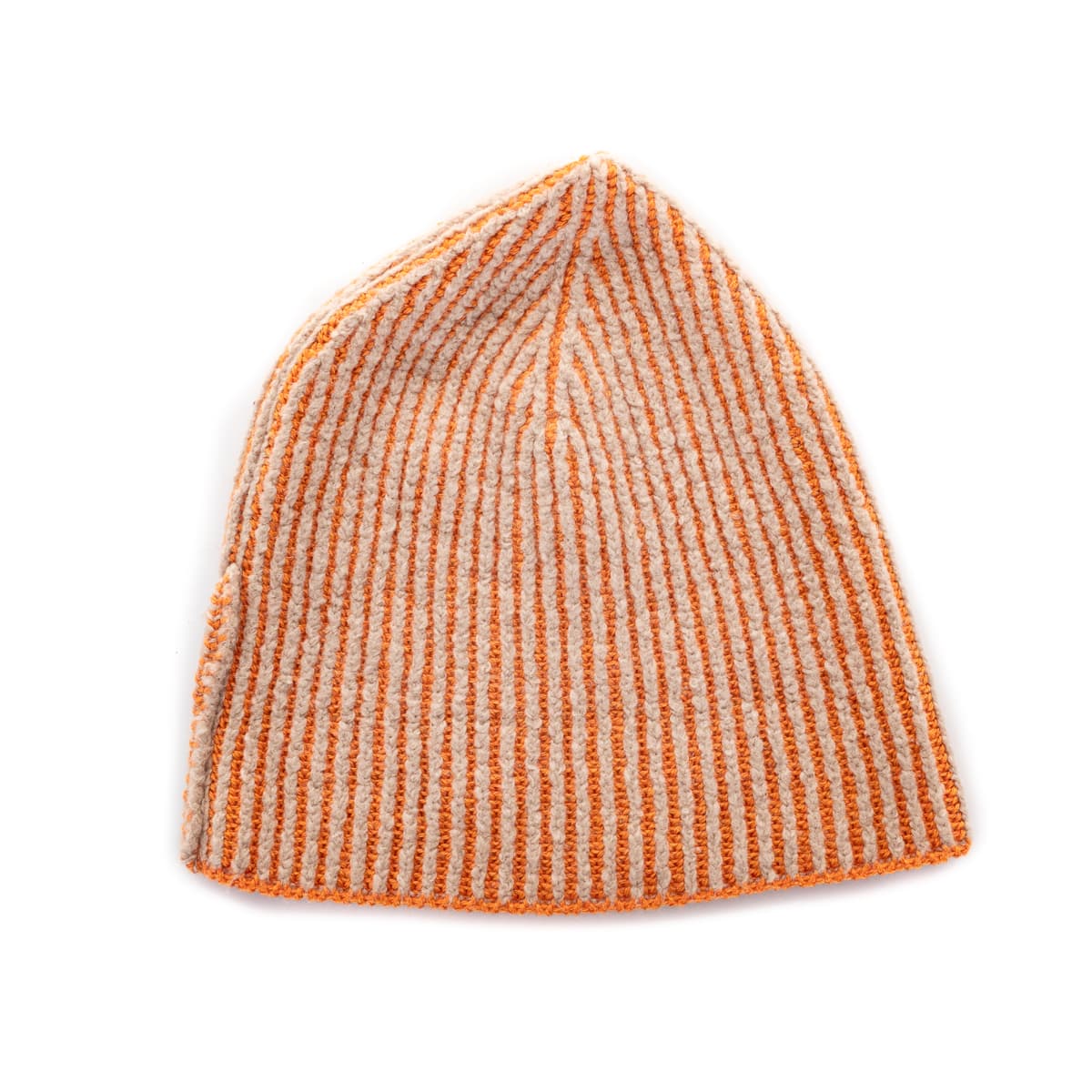 Strickmütze Merino Orange