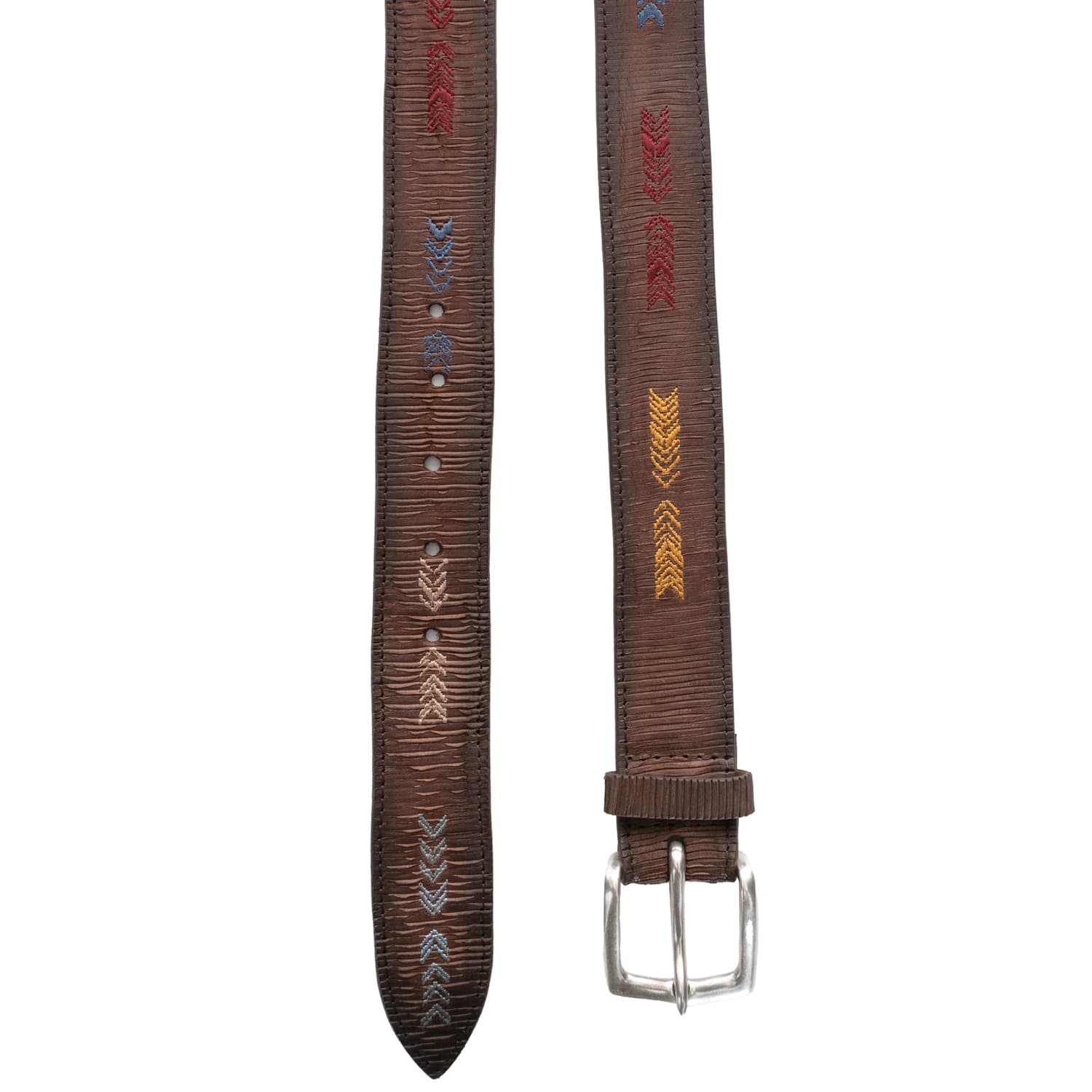 Ledergürtel Blade Sioux mit Stickerei