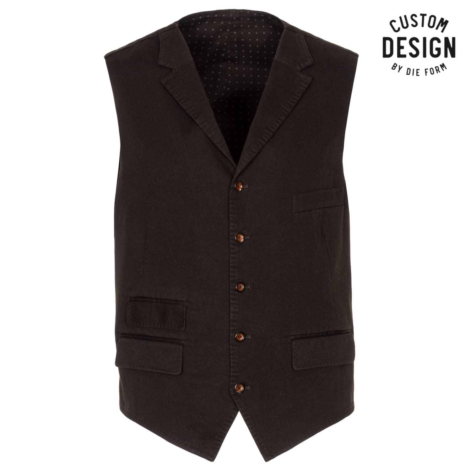 Weste Gino Baumwoll Twill