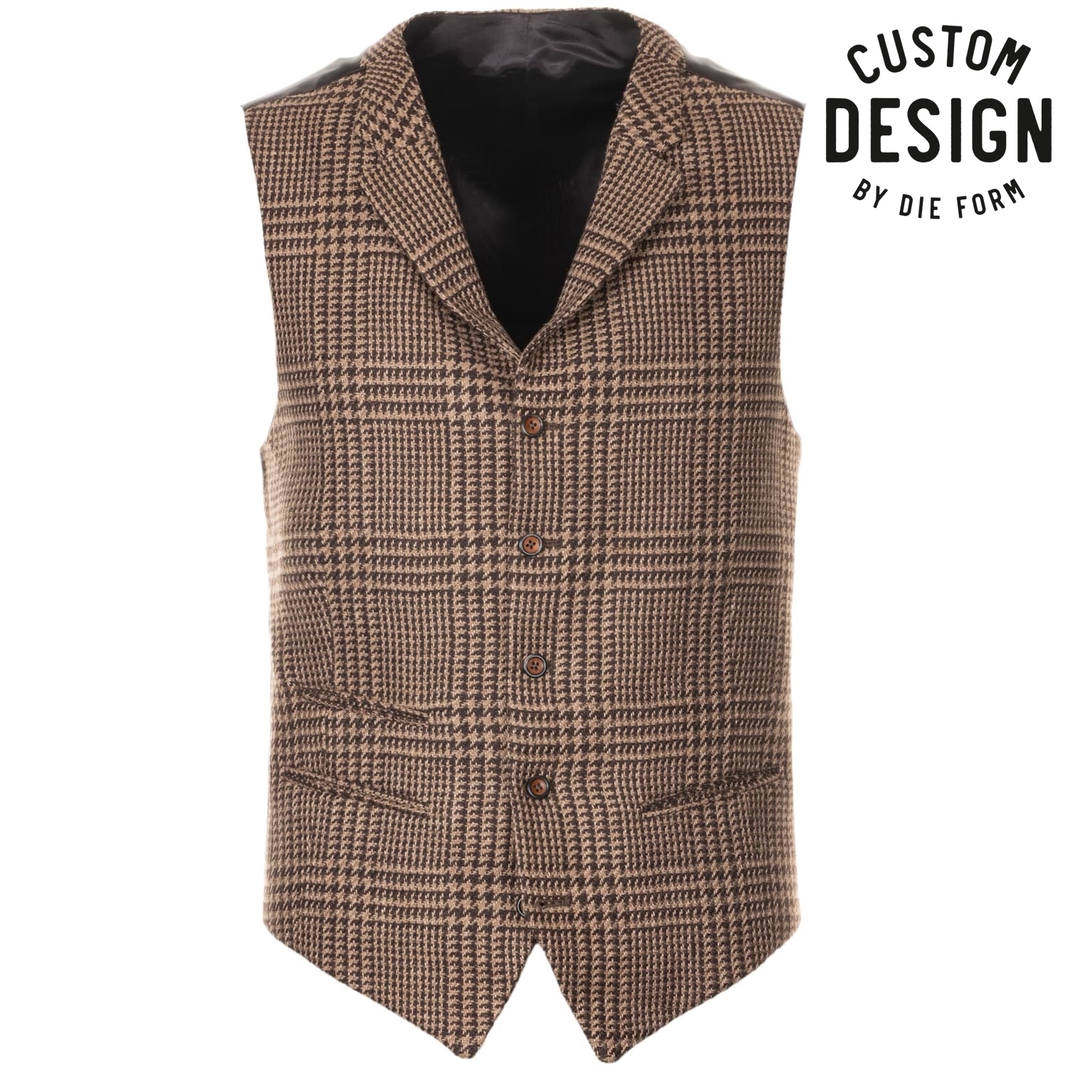 Weste Gino Prince of Wales Check