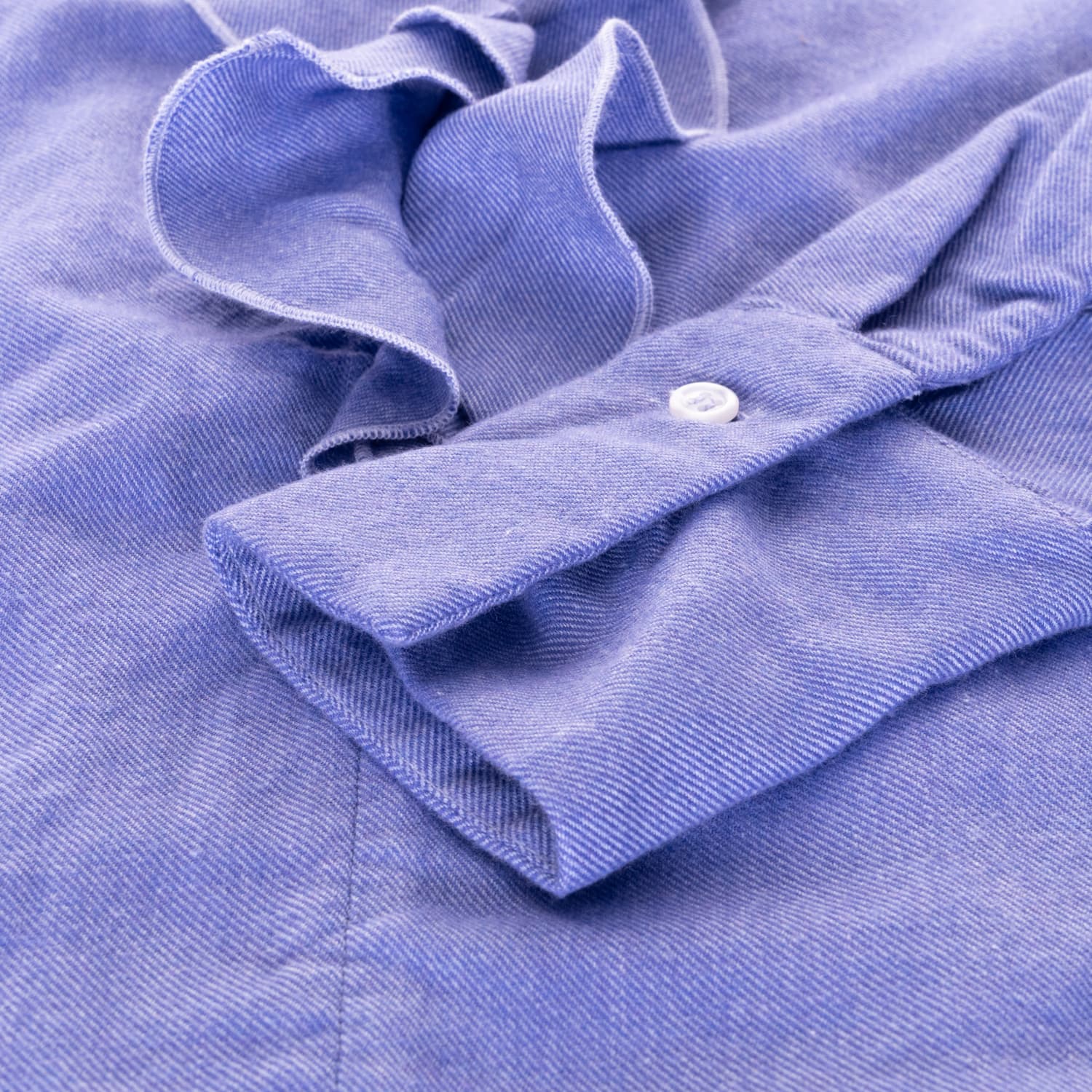 Rüschenbluse aus Baumwolle