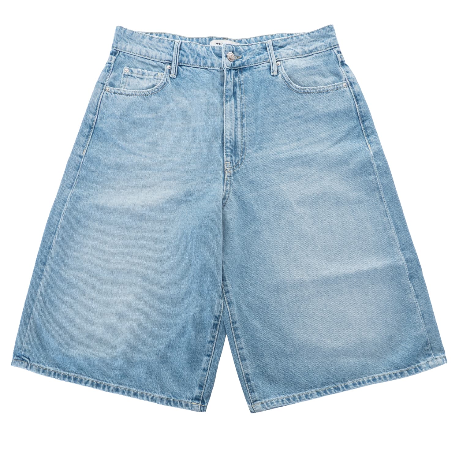 Wide Leg Shorts Denim
