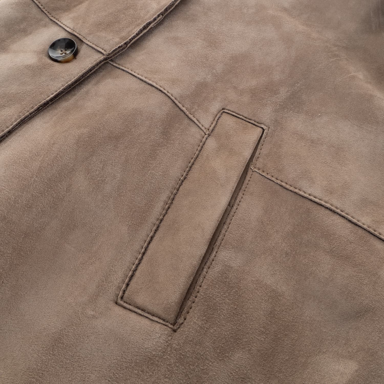 Lederjacke mit herausnehmbarem Strickeinsatz
