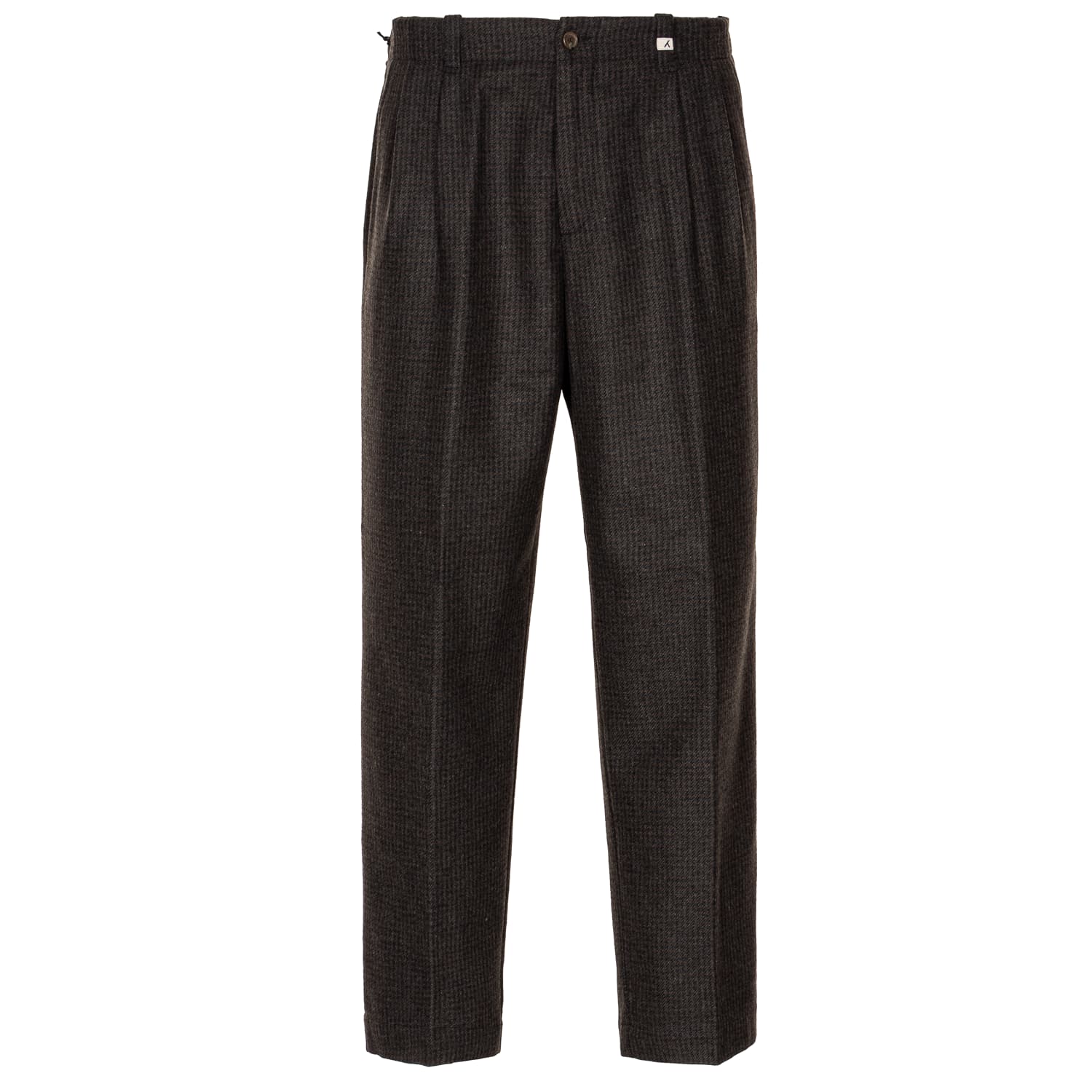 Bundfaltenhose Hahnentritt