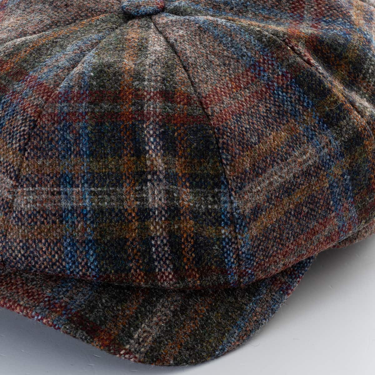 Newsboy Classic Cap Wolle Kariert