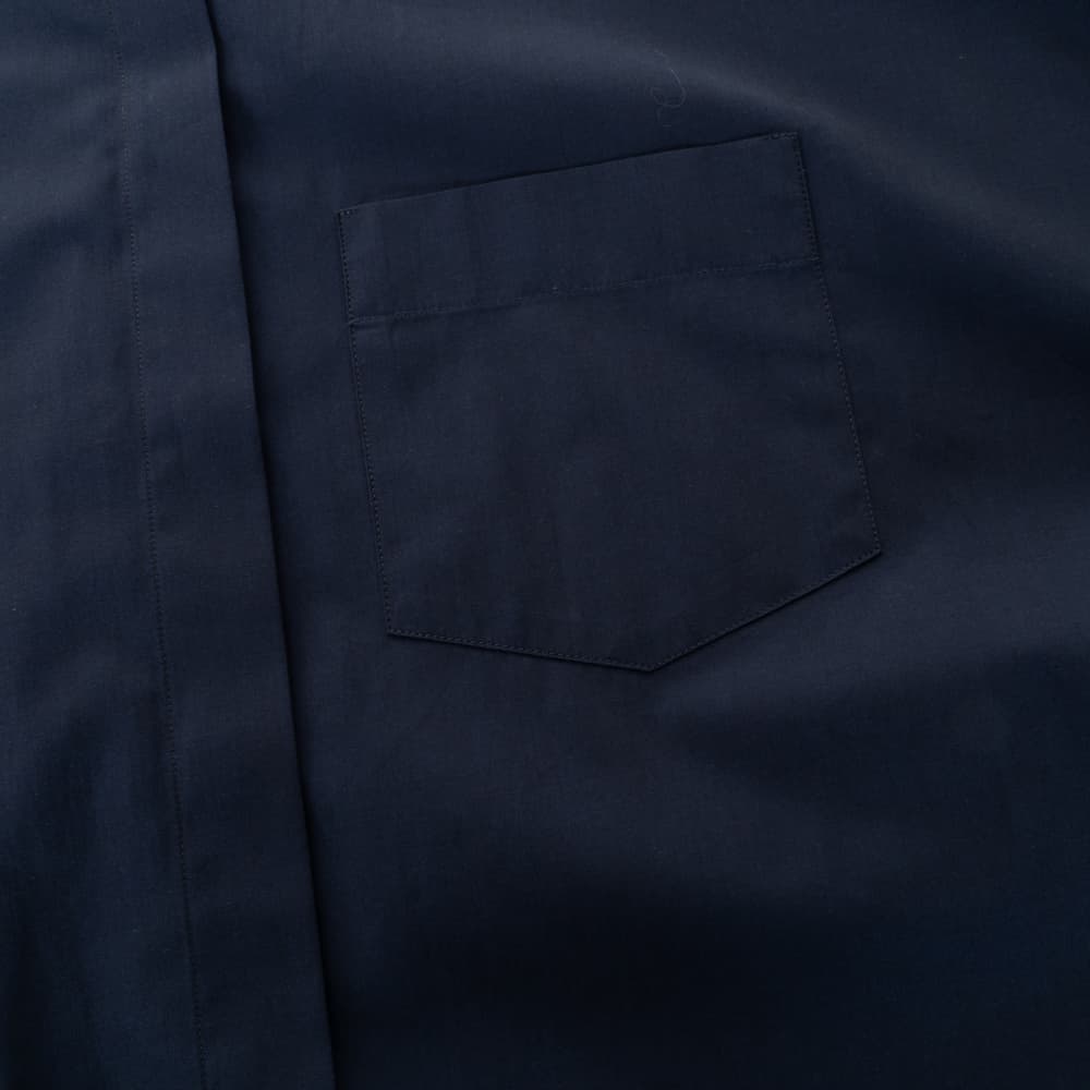 Longbluse mit Stehkragen