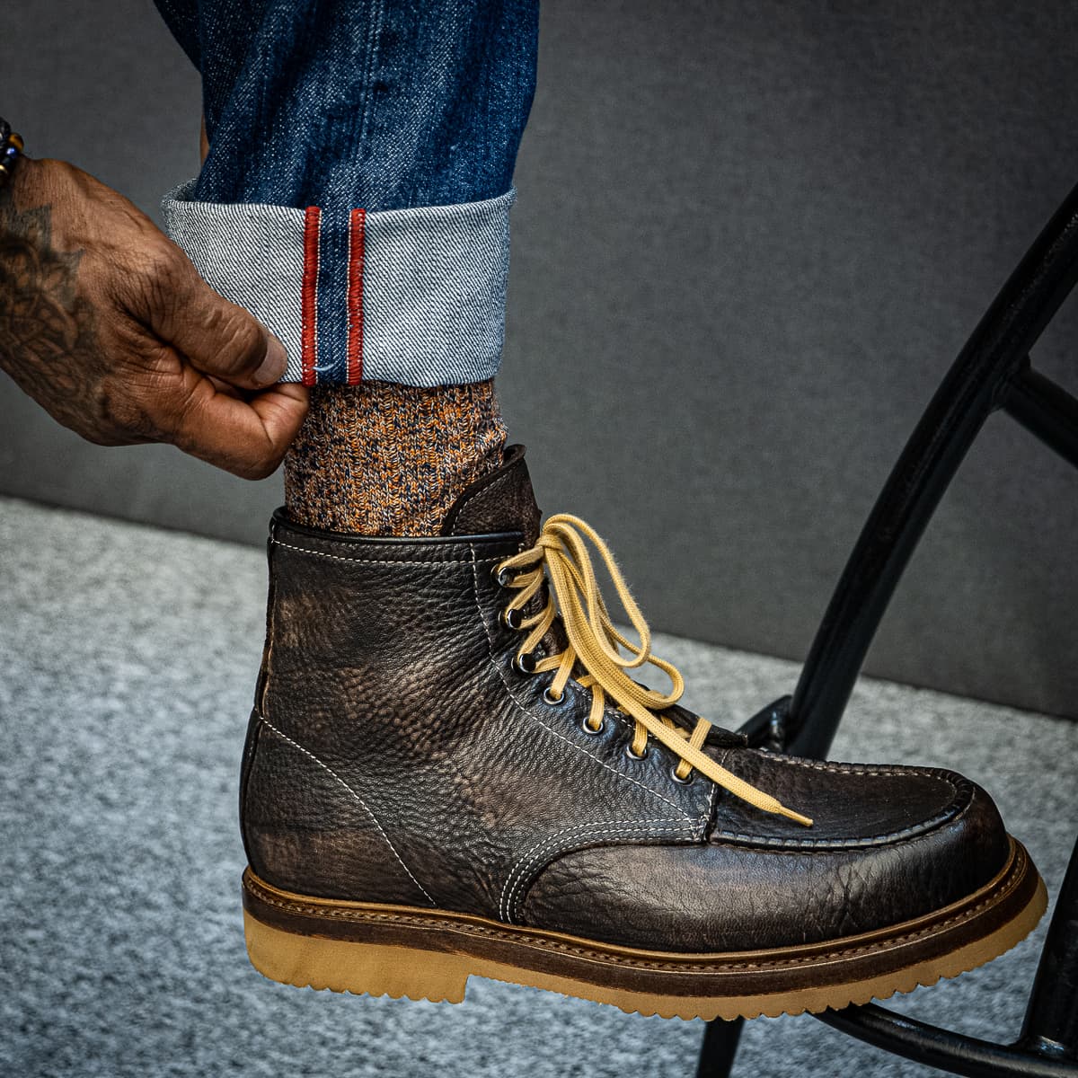 Stiefel 51579 Elchleder Braun