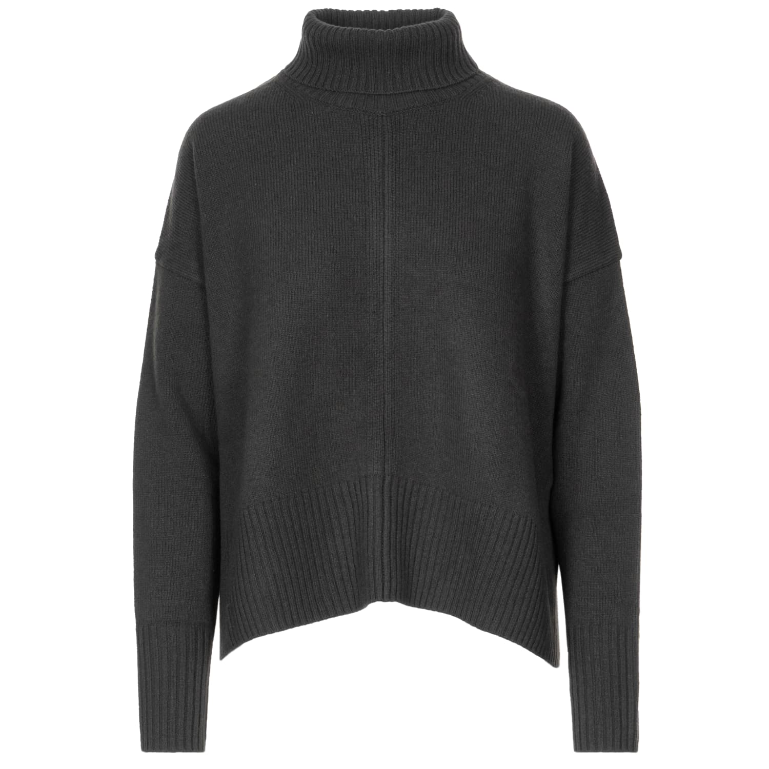 Rollkragenpullover Wolle-Yak