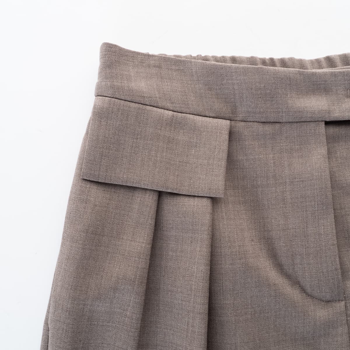 Hose aus Wolle Wide-Leg