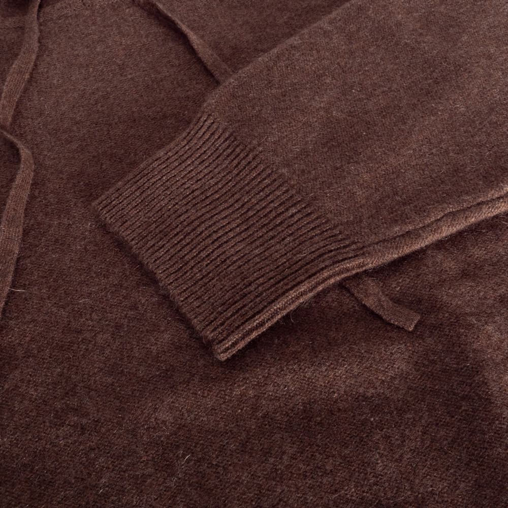 Kaschmir Kapuzenpullover Braun