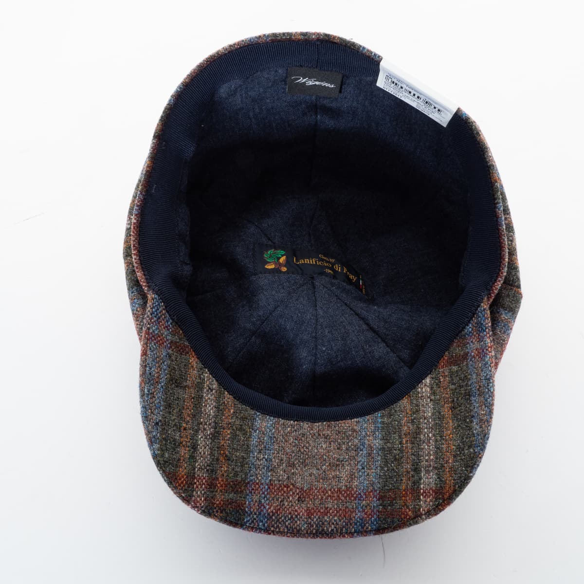 Newsboy Classic Cap Wolle Kariert