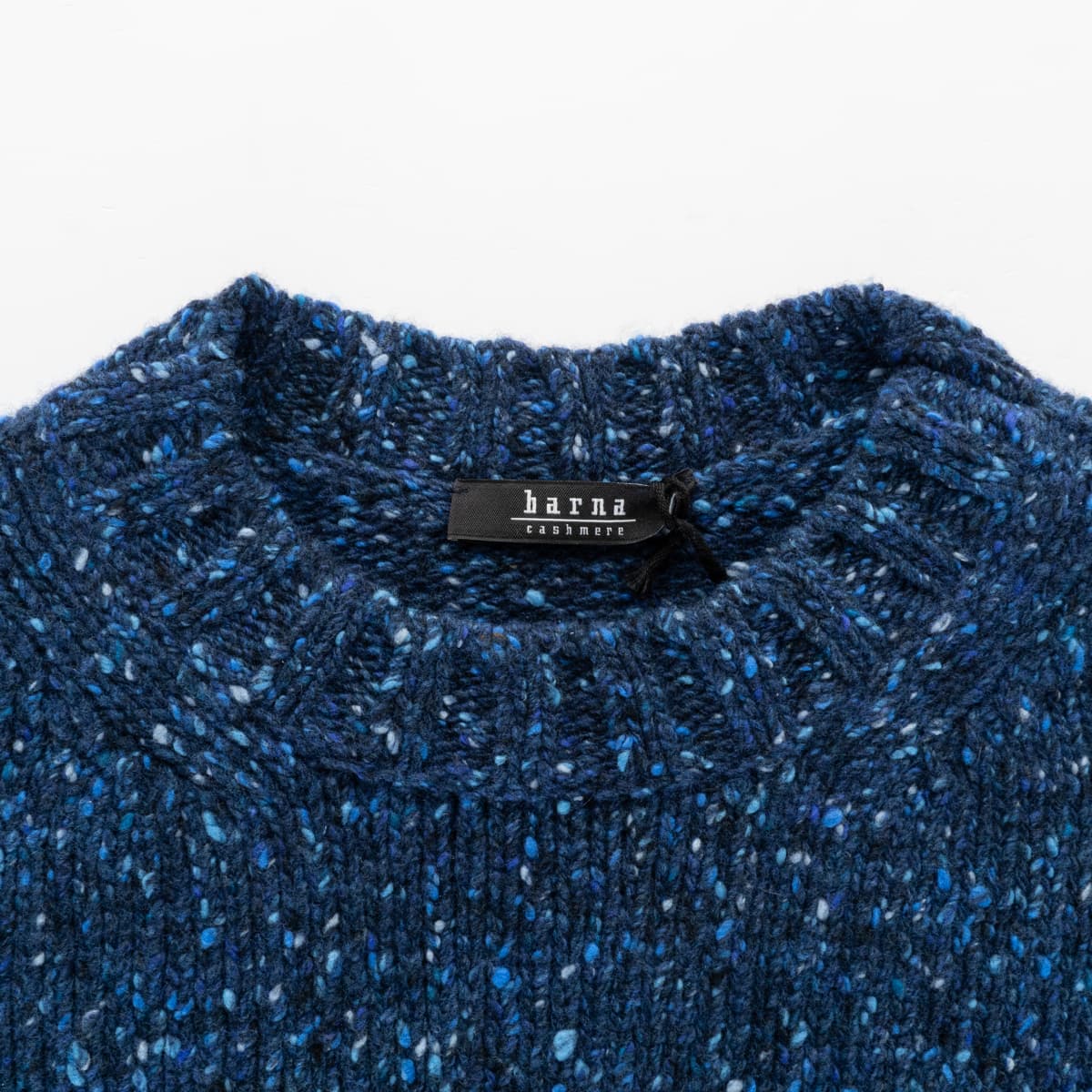 Cashmere Pullover Tweed Crew Neck