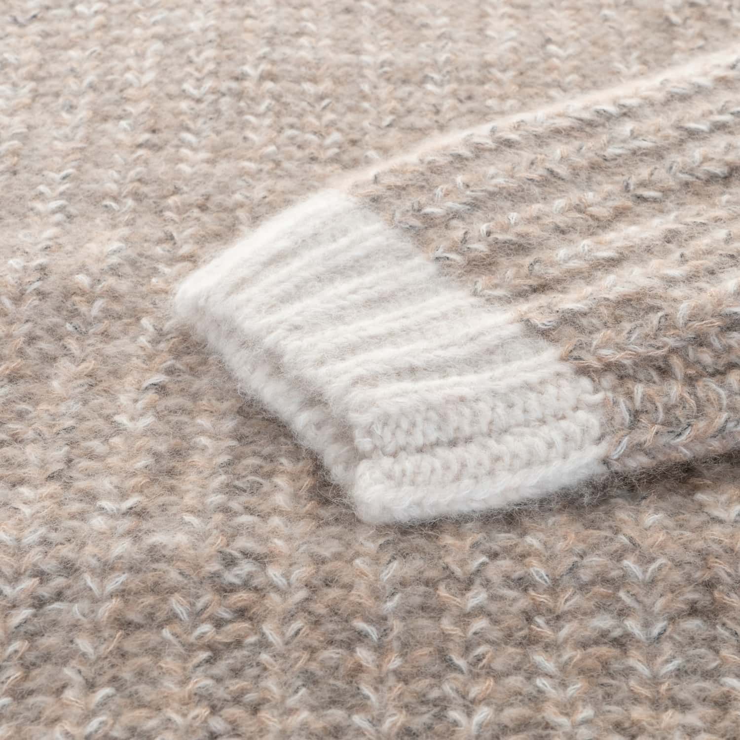 Grobstrickpullover aus Kaschmir