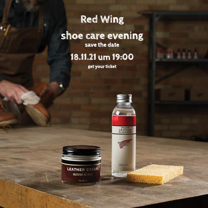red wing shoe care evening 249802609_345140567380594_6022195111044560005_n