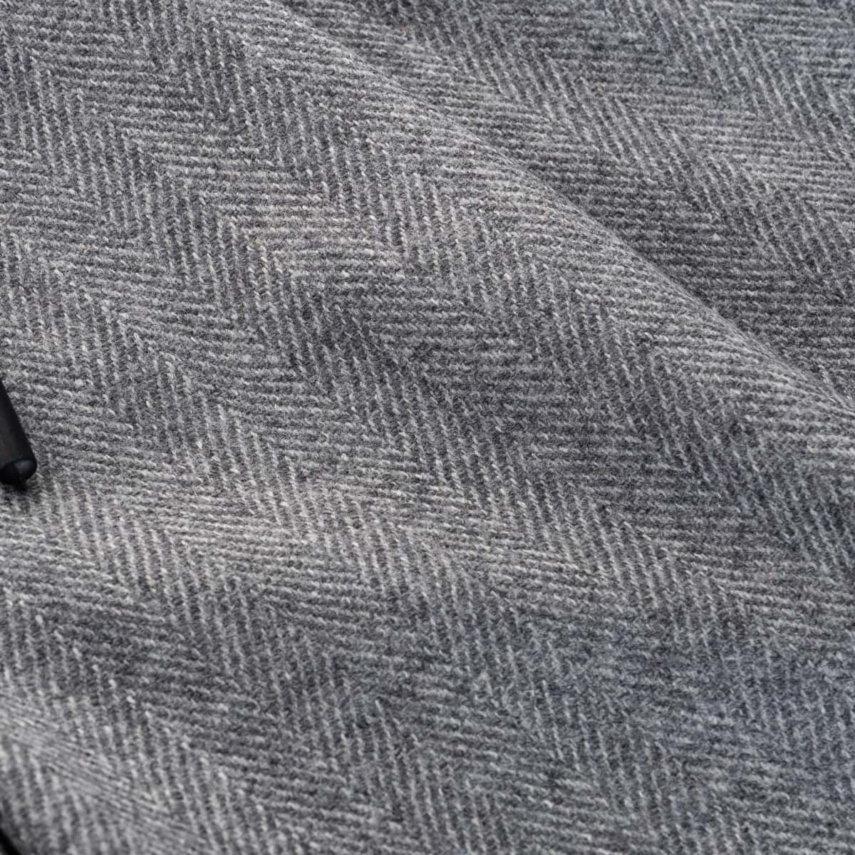 Wollhose Eldara Fischgrät Grau