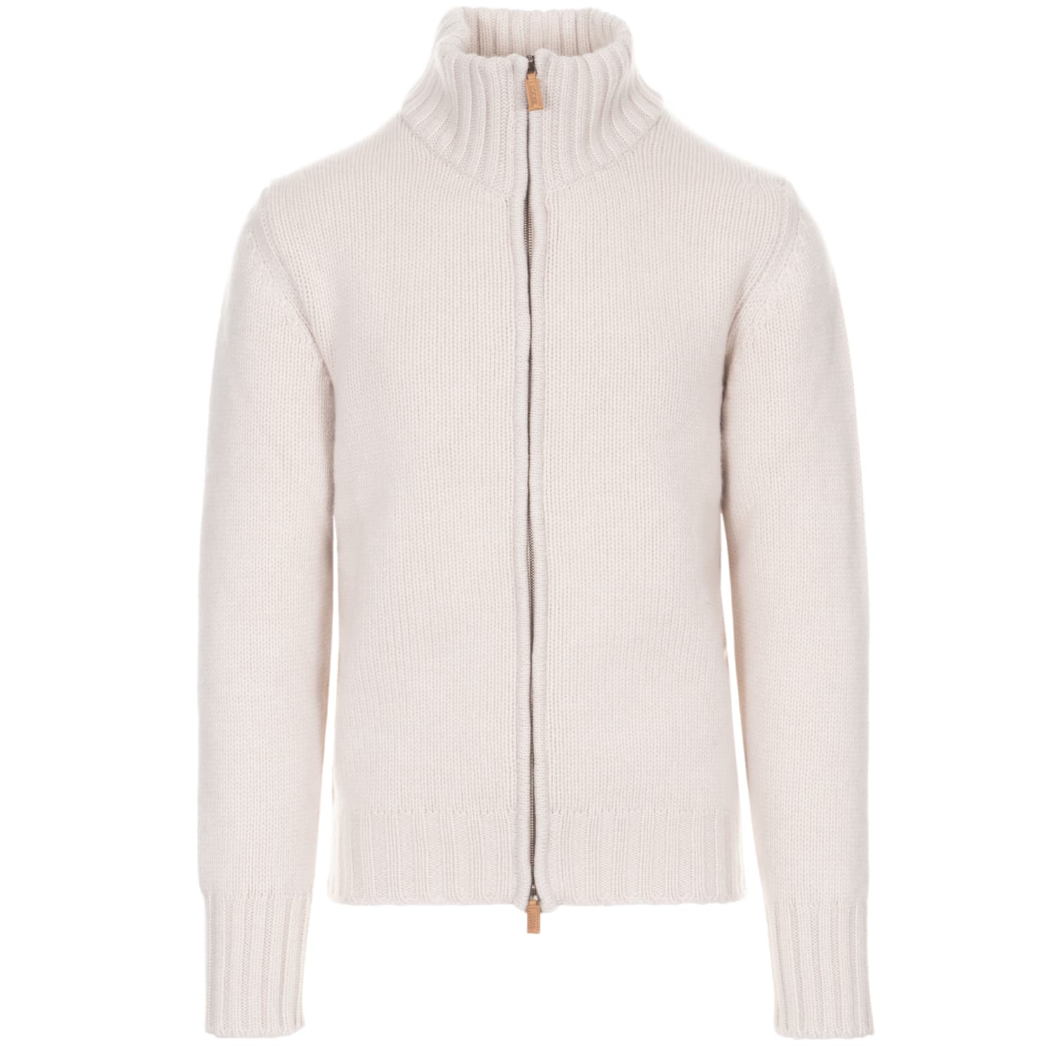 Alain Full Zipper Kaschmir Strickjacke