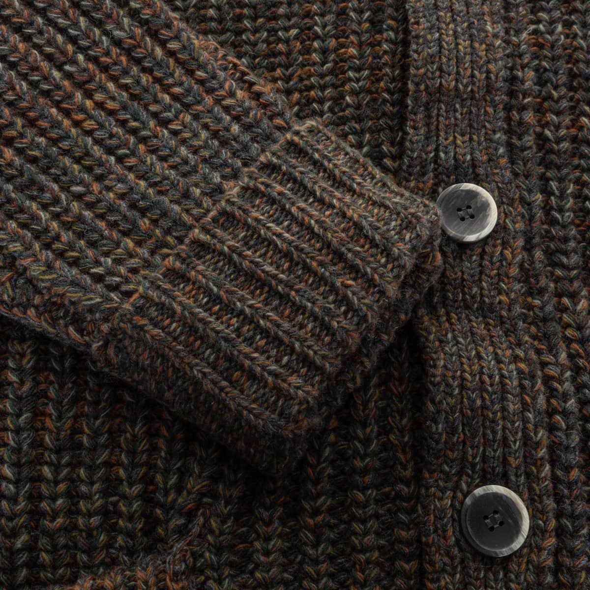 Grobstrickjacke aus Schurwolle